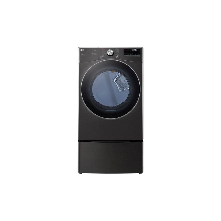 LG Appliances 7.4 cu.ft. Ultra Large Capacity Electric Dryer with Sensor Dry TurboSteam Technology and Wi-Fi Connectivity