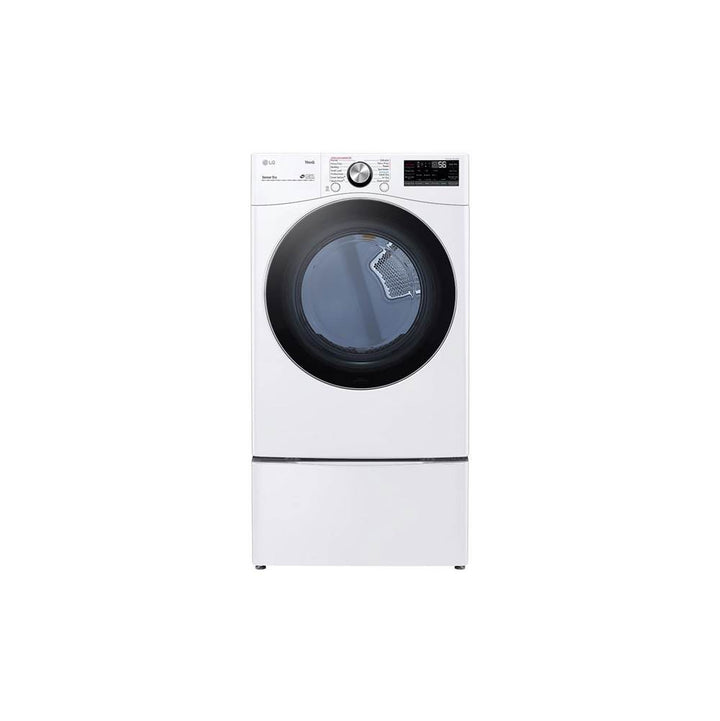 LG Appliances 7.4 cu.ft. Ultra Large Capacity Electric Dryer with Sensor Dry TurboSteam Technology and Wi-Fi Connectivity