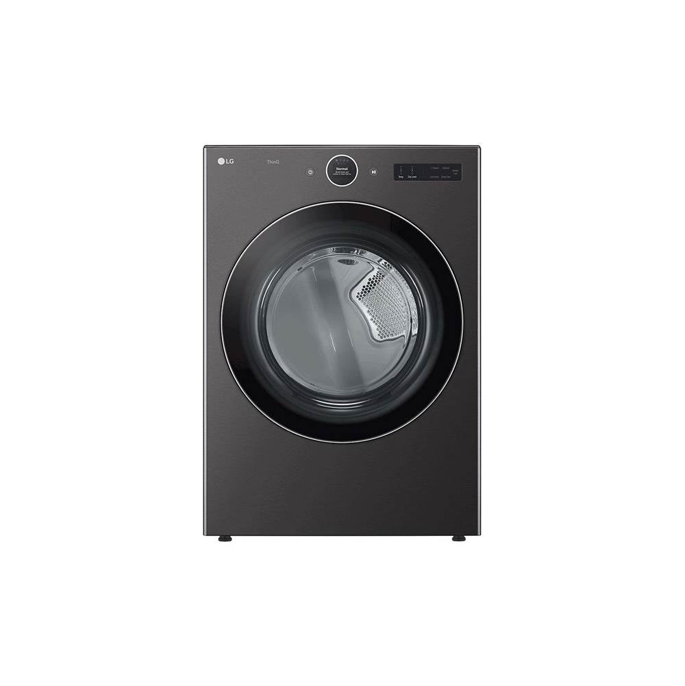 LG Appliances 7.4 Cu.Ft. Ultra Large Capacity Electric Dryer With Sensor Dry Turbo Steam Technology And Wi-Fi Connectivity