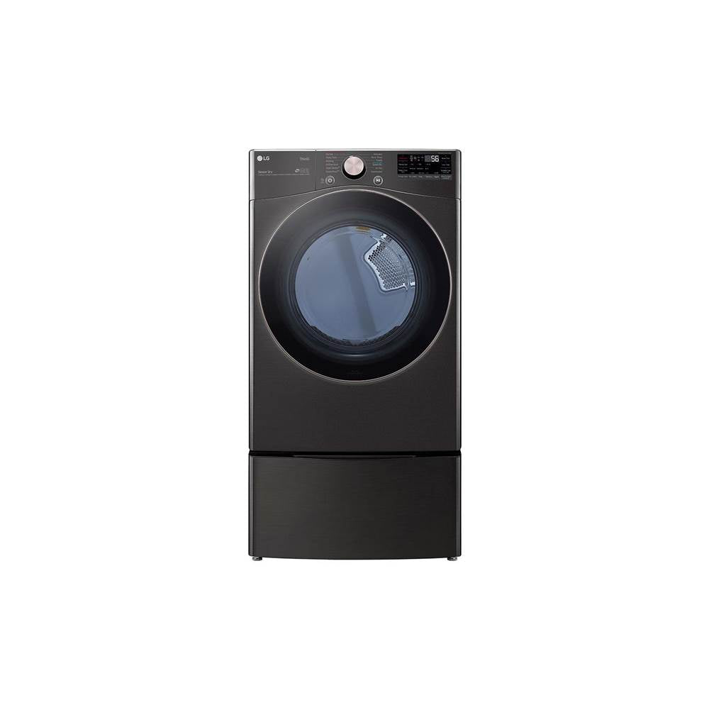 LG Appliances 7.4 cu.ft. Ultra Large Capacity Gas Dryer with Sensor Dry Truesteam Technology and Wi-Fi Connectivity