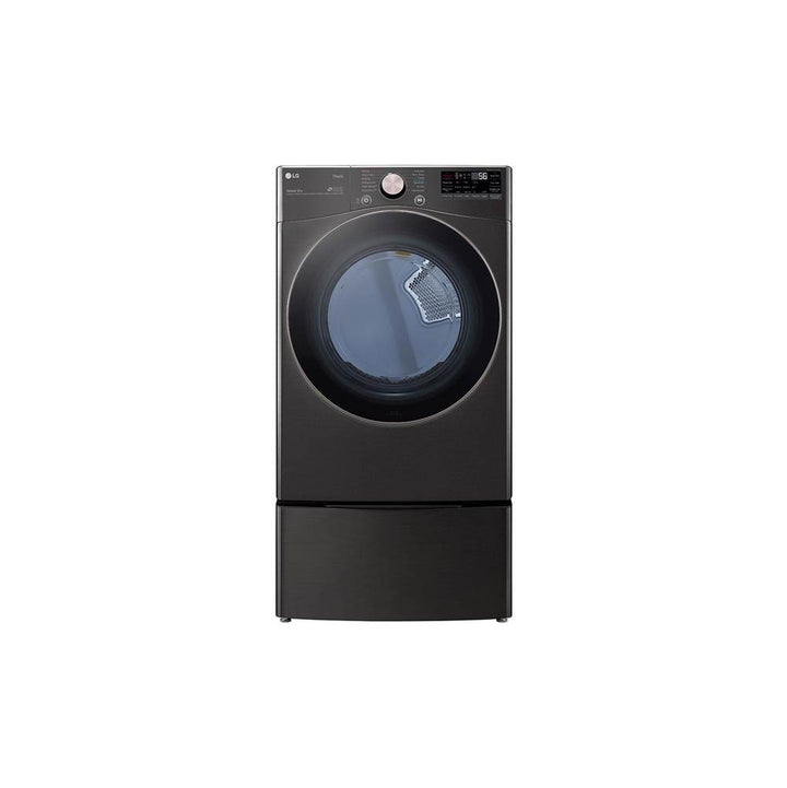 LG Appliances 7.4 cu.ft. Ultra Large Capacity Gas Dryer with Sensor Dry Truesteam Technology and Wi-Fi Connectivity