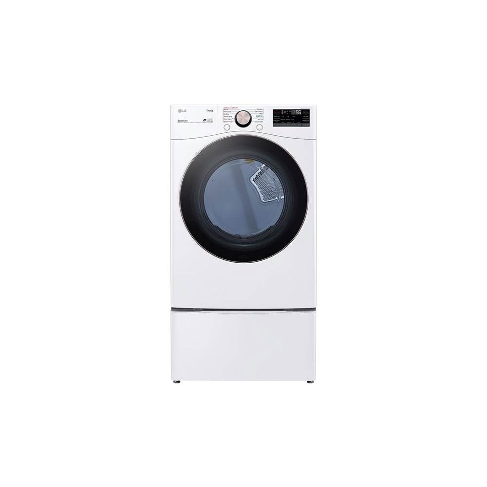 LG Appliances 7.4 cu.ft. Ultra Large Capacity Gas Dryer with Sensor Dry Truesteam Technology and Wi-Fi Connectivity