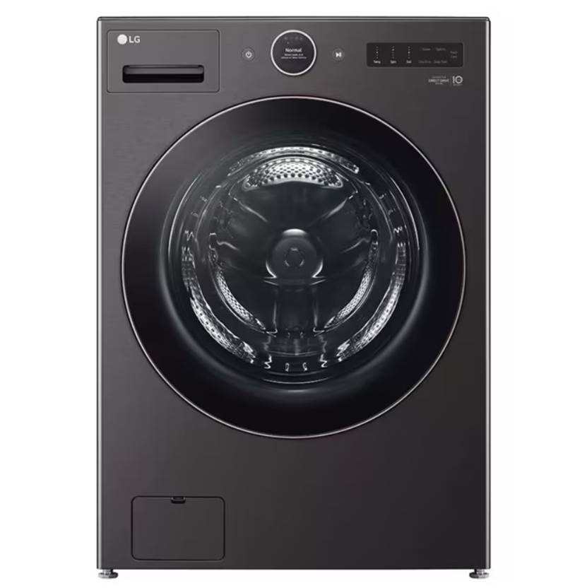 LG Appliances 5.0 cu. ft. Mega Capacity Smart Front Load Energy Star Washer with TurboWash 360 Degree and AI DD Built-In Intelligence
