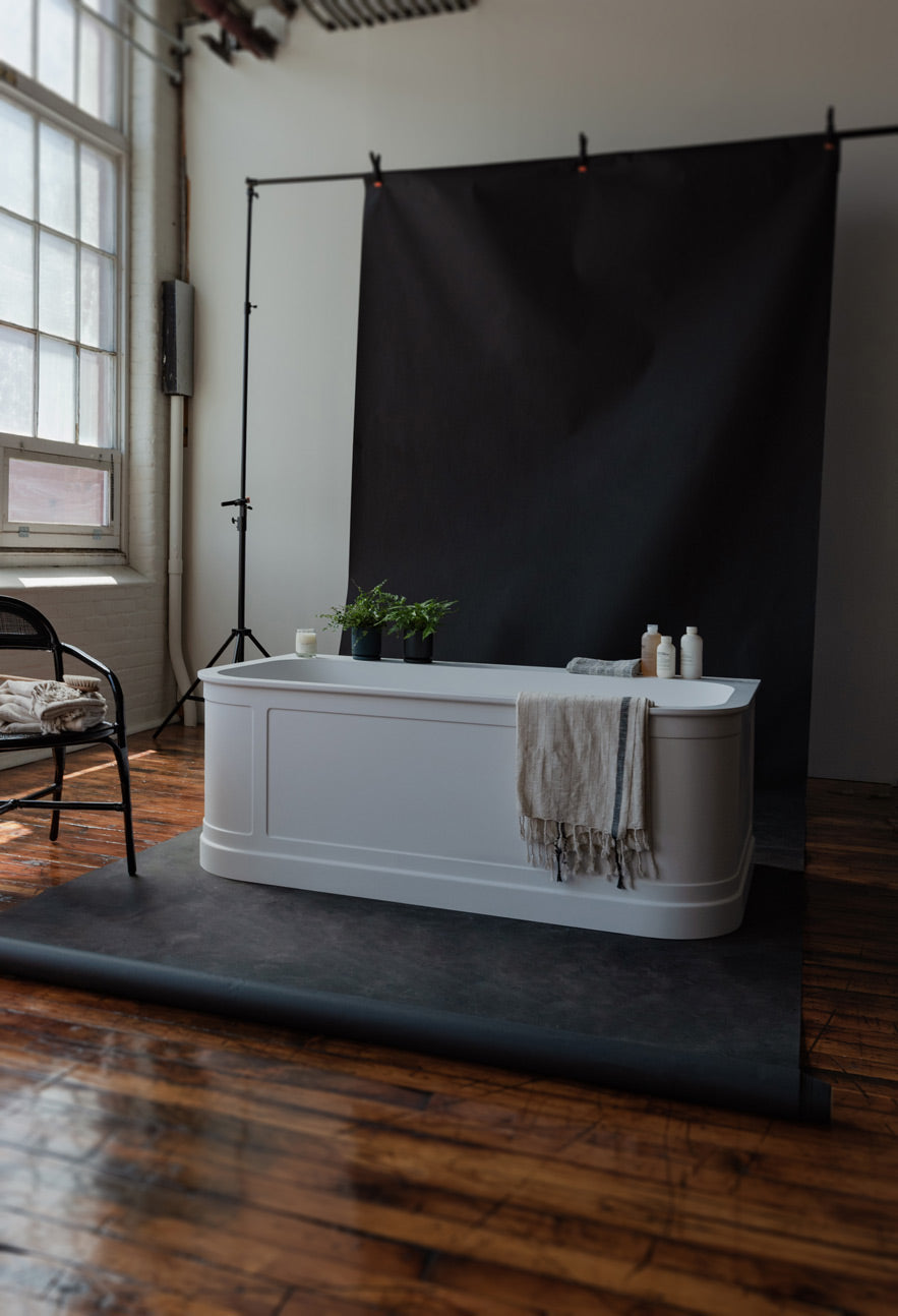 Landmade Torrens Back-to-Wall Tub