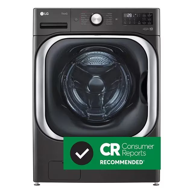 LG Appliances Mega Capacity Front Load Washer with TurboWash Steam and Wi-Fi AIDD 5.2 cu-ft