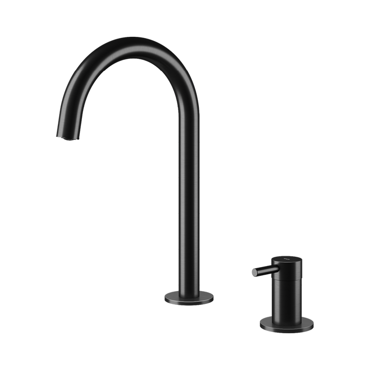 MGS Bagno Minimal Two hole Stainless Steel Basin Faucet