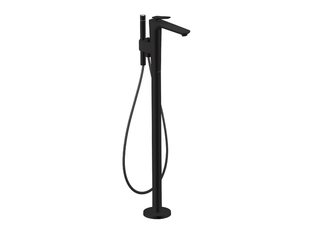 AXOR Citterio C Freestanding Tub Filler Trim with Handshower Cubic Cut