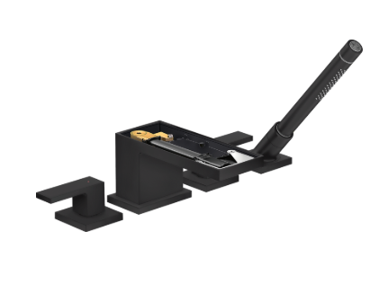 AXOR MyEdition 4-Hole Roman Tub Set Trim with Handshower without Plate