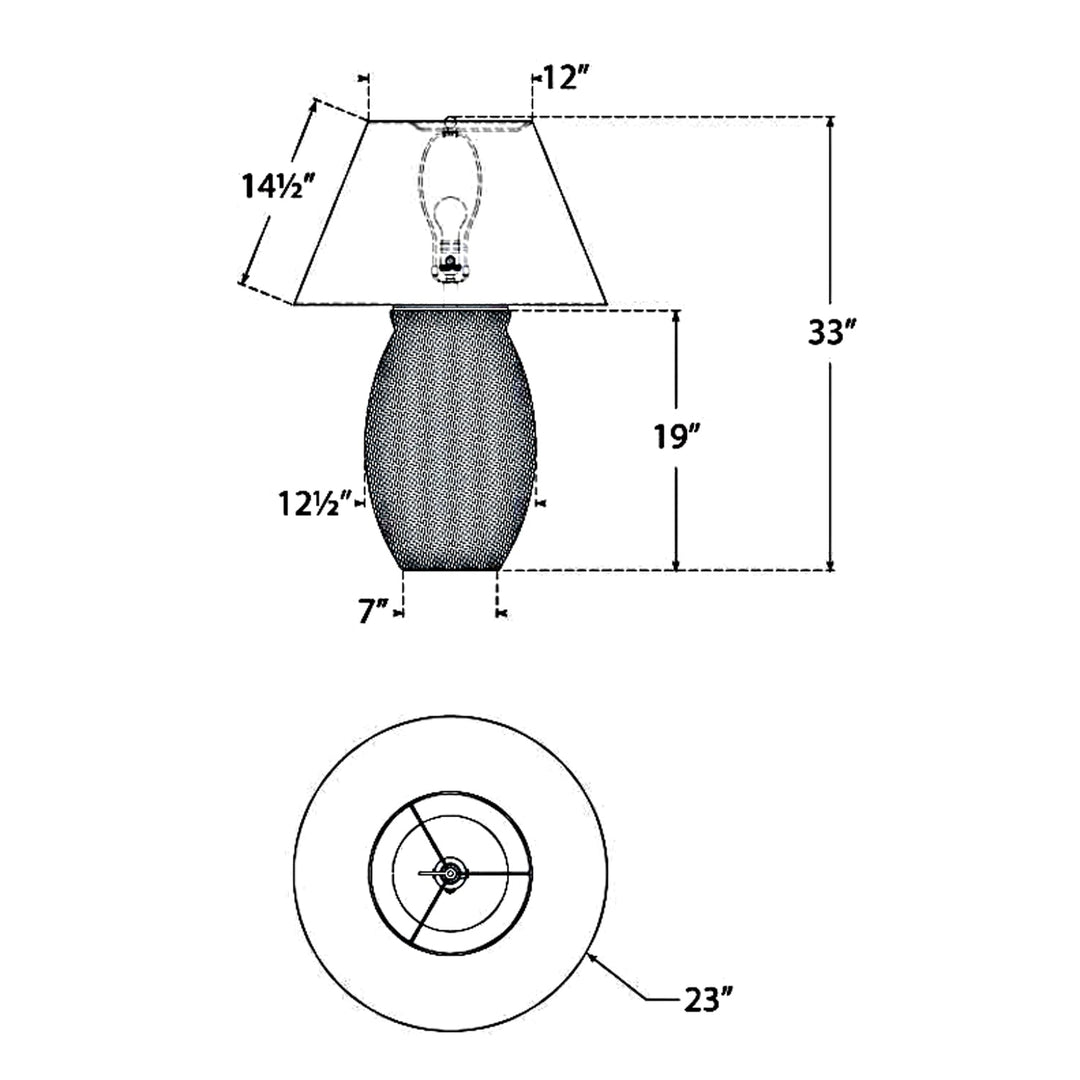 Visual Comfort Signature Avedon Tall Table Lamp