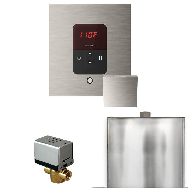 Mr. Steam Basic Butler Steam Shower Control Package with Square iTempo Control and Steamhead