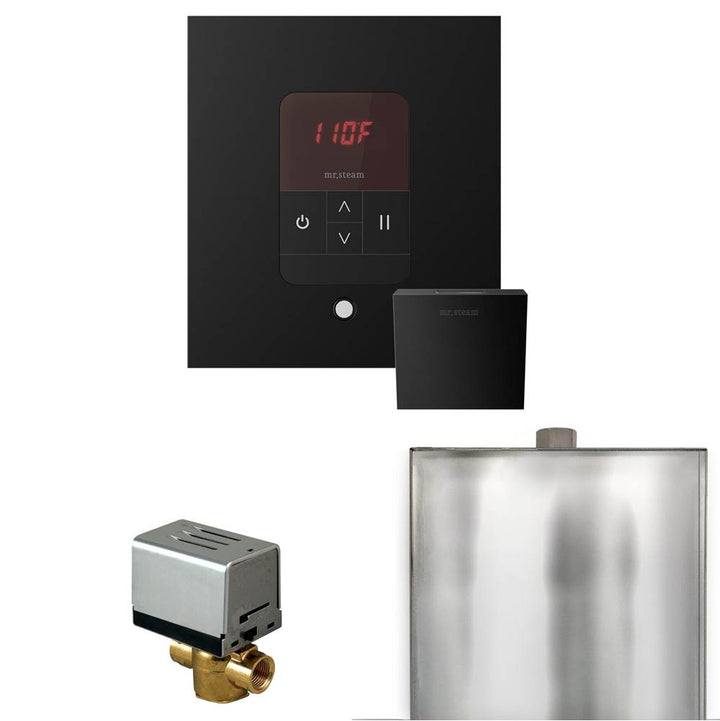 Mr. Steam Basic Butler Steam Shower Control Package with Square iTempo Control and Steamhead