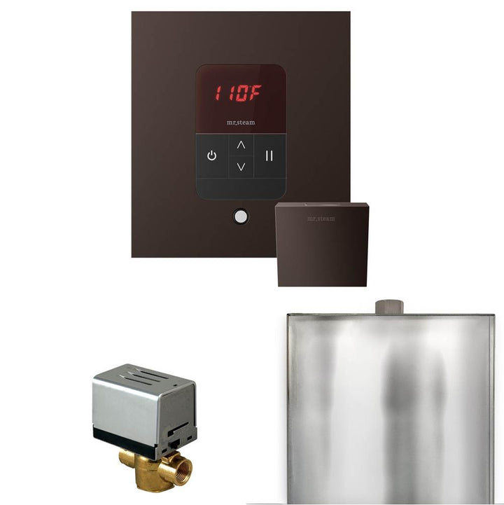 Mr. Steam Basic Butler Steam Shower Control Package with Square iTempo Control and Steamhead