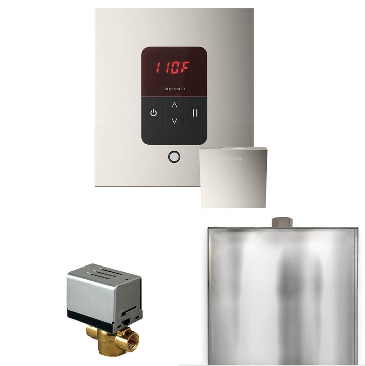 Mr. Steam Basic Butler Steam Shower Control Package with Square iTempo Control and Steamhead