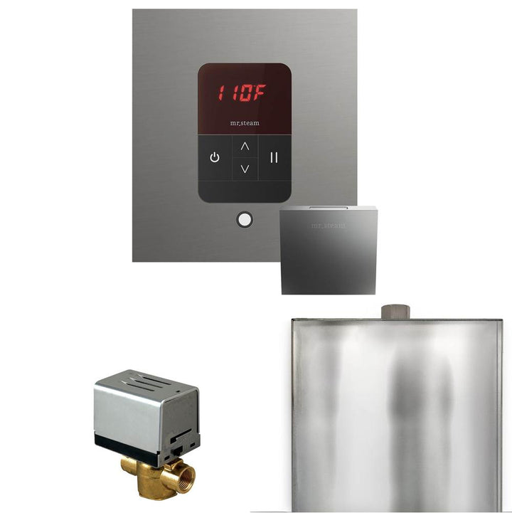 Mr. Steam Basic Butler Steam Shower Control Package with Square iTempo Control and Steamhead