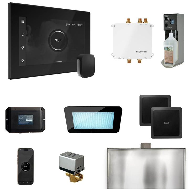 Mr. Steam Bliss Steam Shower Control Package with iSteamX Control and Steamhead