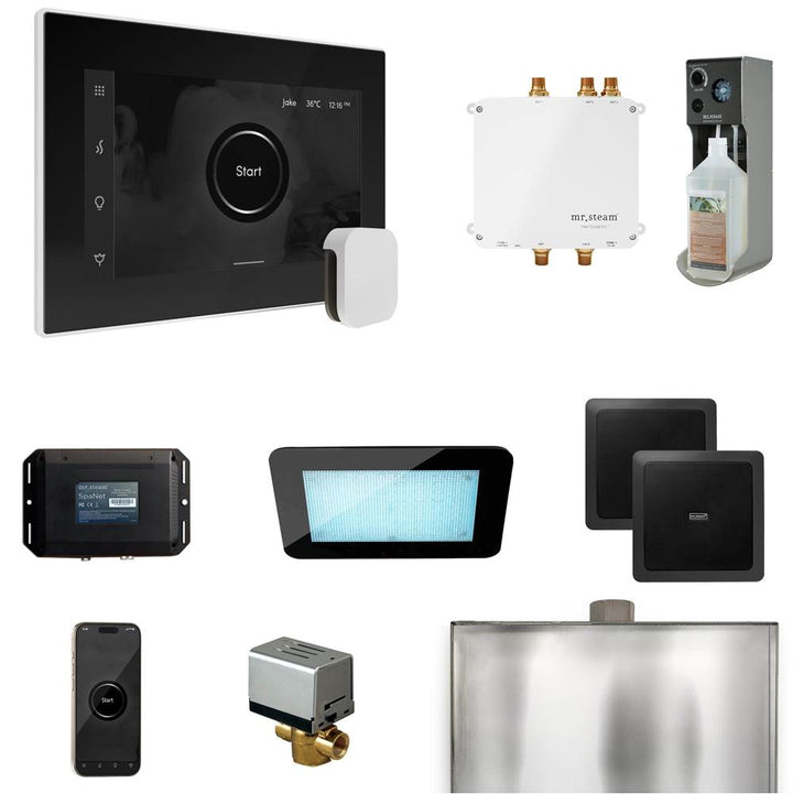 Mr. Steam Bliss Steam Shower Control Package with iSteamX Control and Steamhead