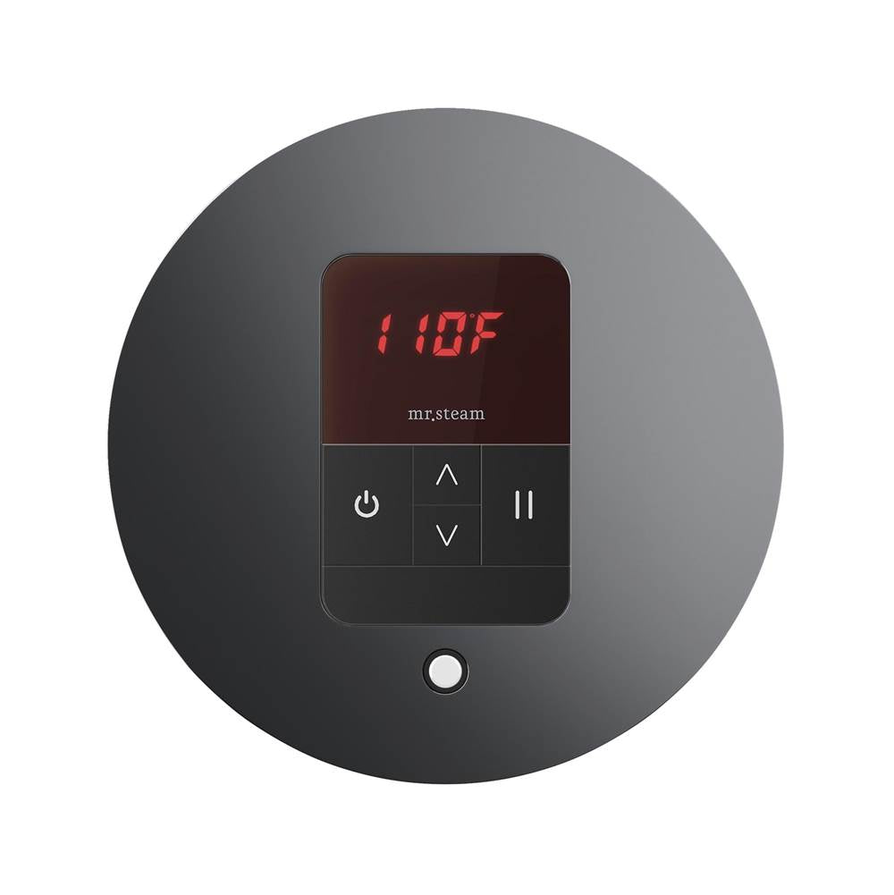 Mr. Steam iTempo Round Steam Shower Control and Steamhead