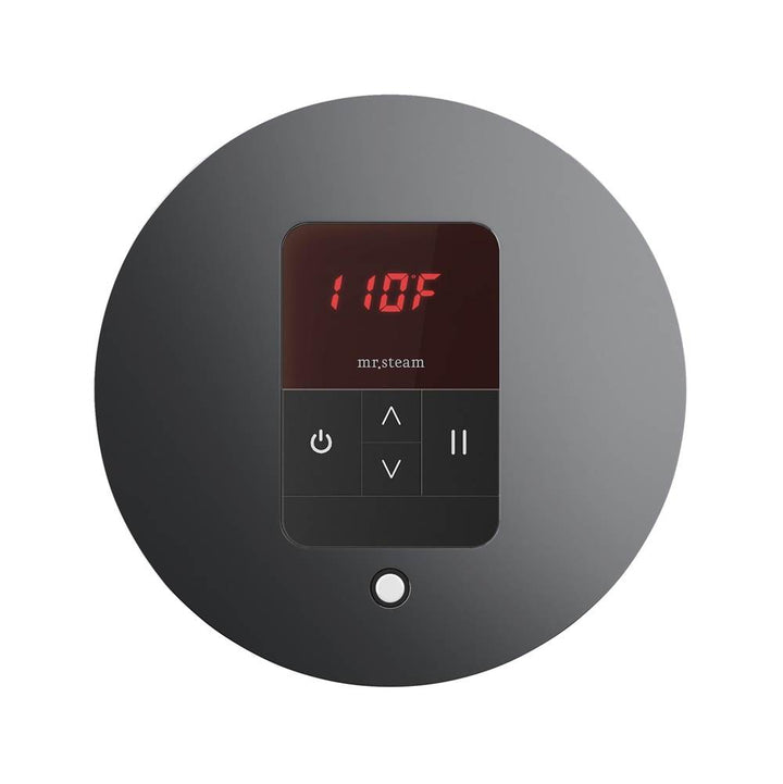 Mr. Steam iTempo Round Steam Shower Control and Steamhead