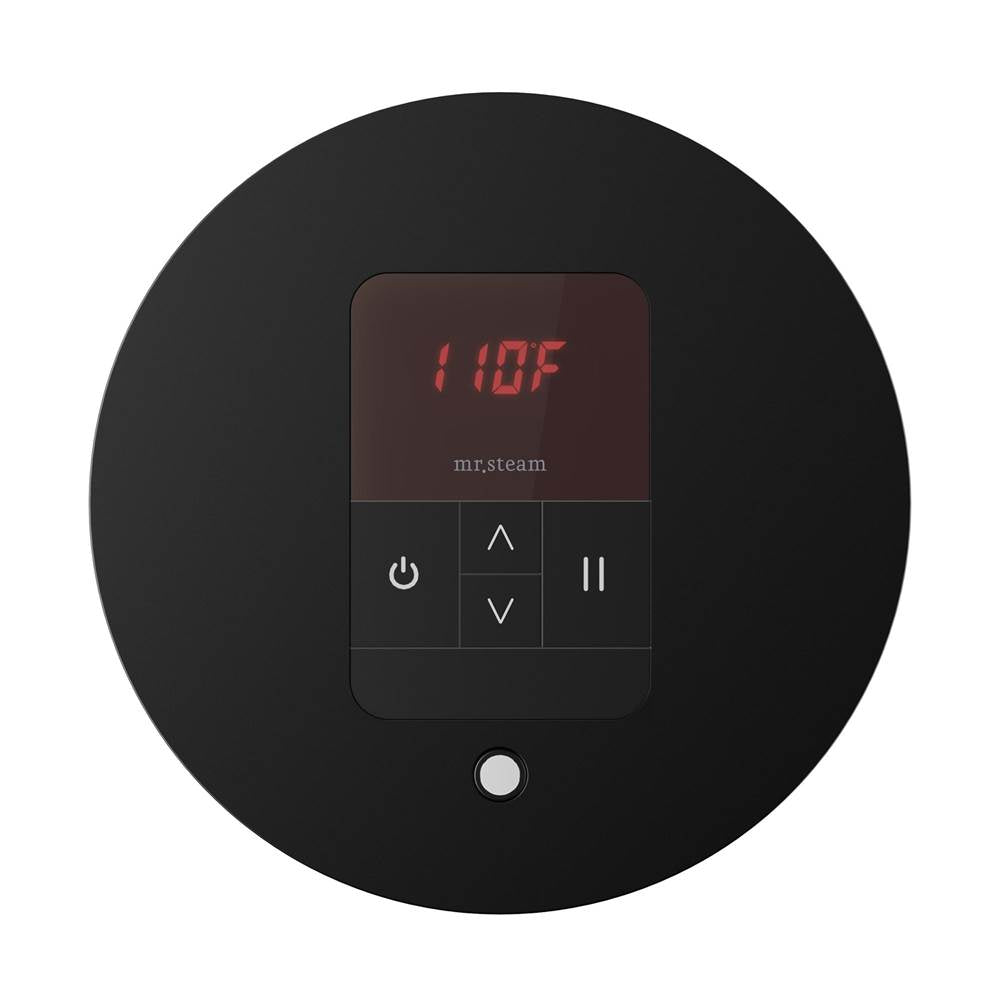 Mr. Steam iTempo Round Steam Shower Control and Steamhead