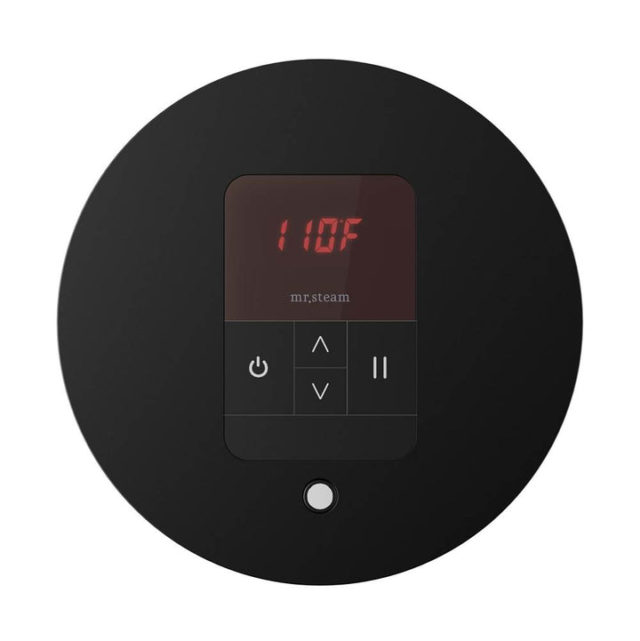 Mr. Steam iTempo Round Steam Shower Control and Steamhead