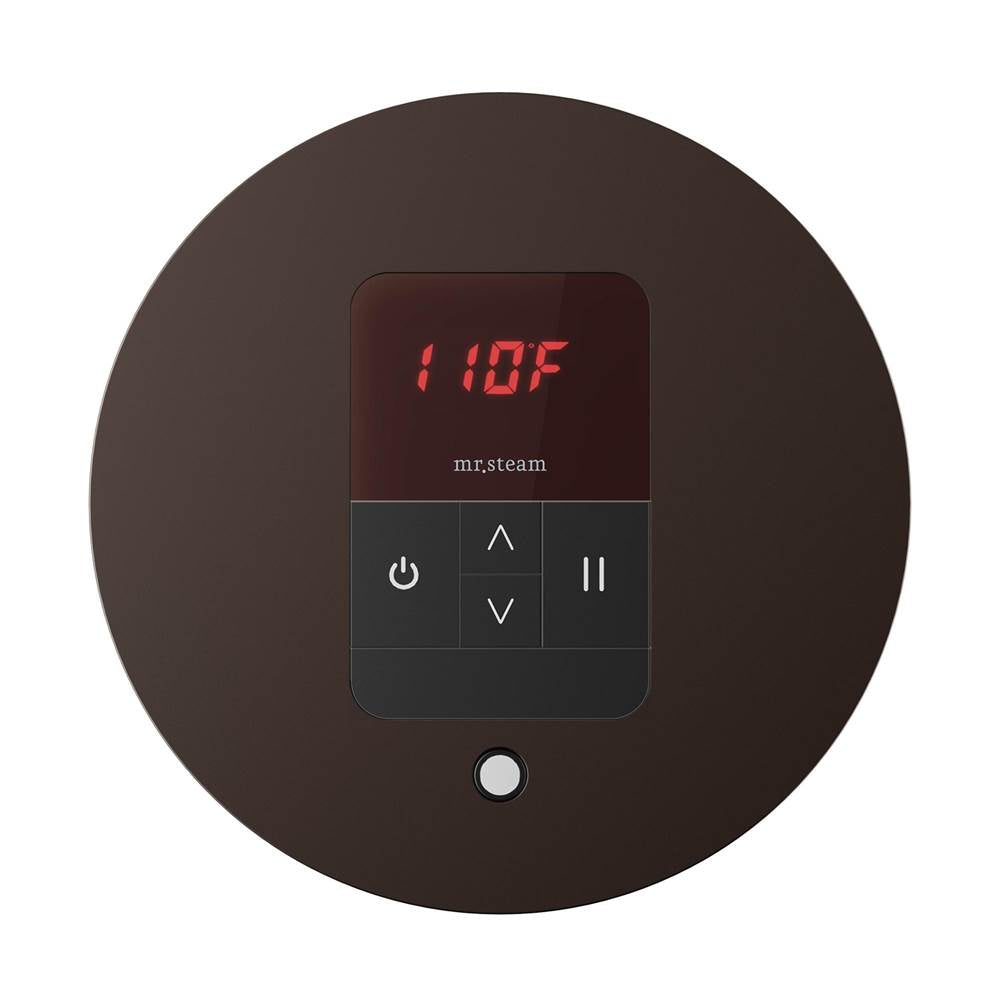 Mr. Steam iTempo Round Steam Shower Control and Steamhead