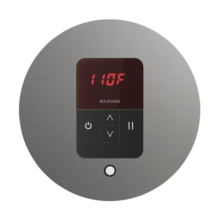 Mr. Steam iTempo Round Steam Shower Control and Steamhead