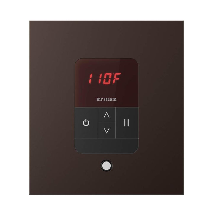 Mr. Steam iTempo Square Steam Shower Control and Steamhead