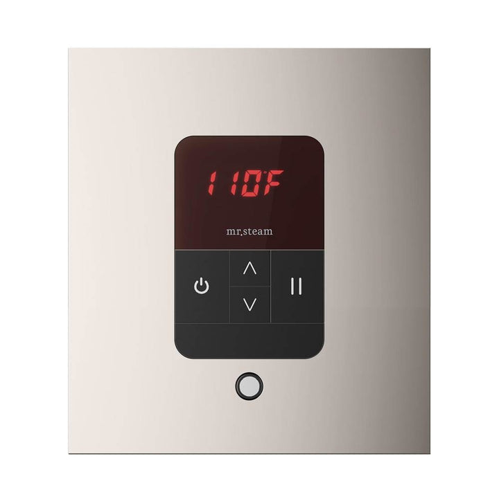 Mr. Steam iTempo Square Steam Shower Control and Steamhead