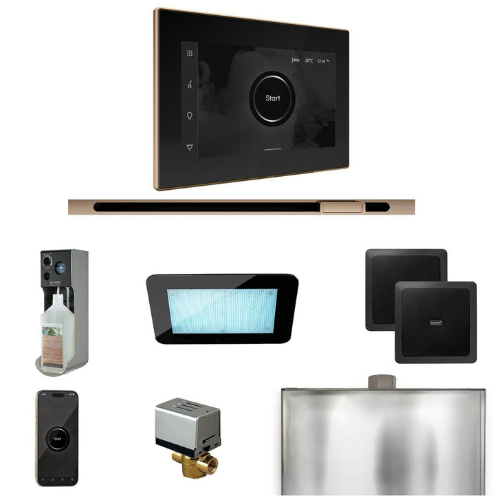 Mr. Steam XDream Steam Shower Control Package with iSteamX Control and Linear Steamhead