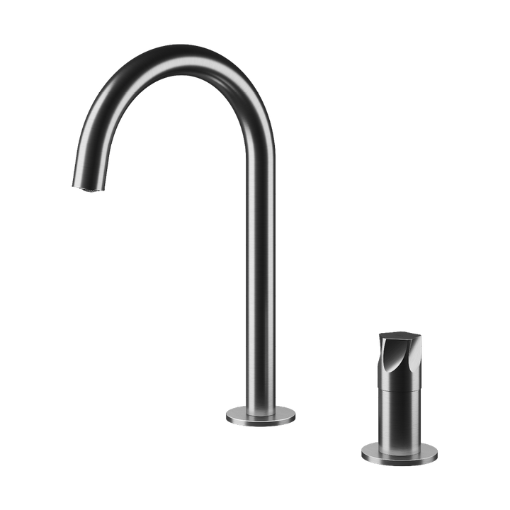 MGS Bagno Penta Two hole Stainless Steel Basin Faucet