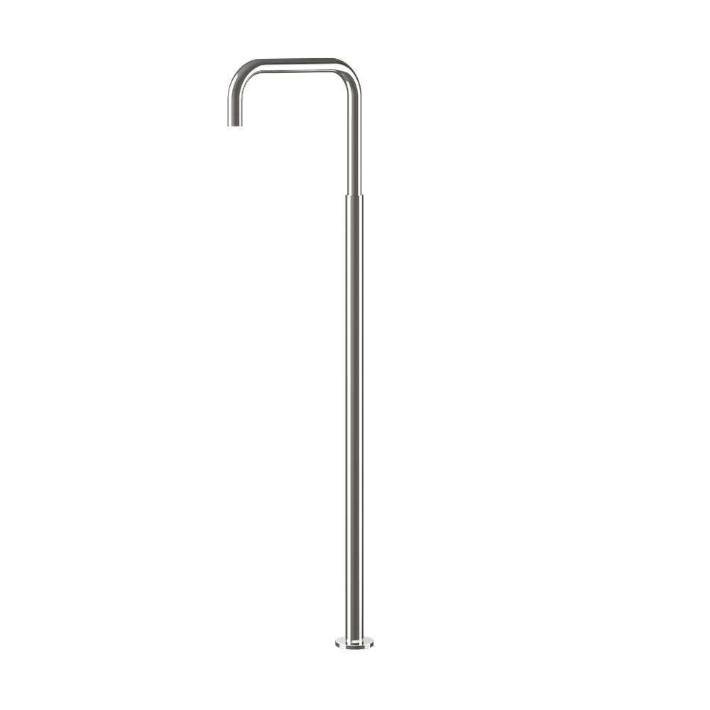 MGS Bagno Stainless Steel Floor mount Tub Spout