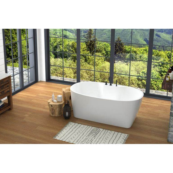 Oceania Baths Chilko 64" x 36" Freestanding Bathtub