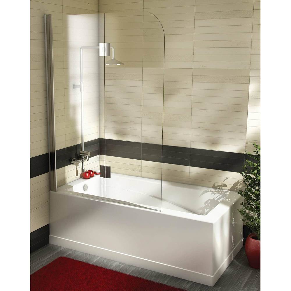 Oceania Baths QI-100 Hinged 45" Bathtub Shield