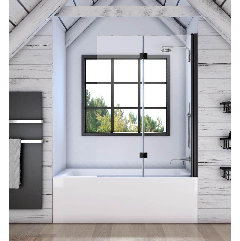 Oceania Baths QI-105 Hinged 47" Bathtub Shield