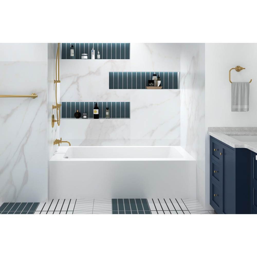 Oceania Baths Urbania Alcove 60" x 31" Bathtub