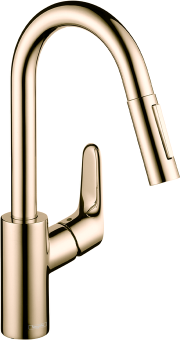 Hansgrohe Focus Prep Kitchen Faucet 2-Spray Pull-Down 1.75 GPM