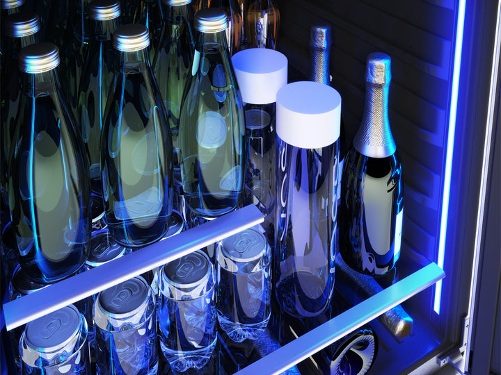 Zephyr Presrv Bev Cooler 24" Reversible Door Single Zone