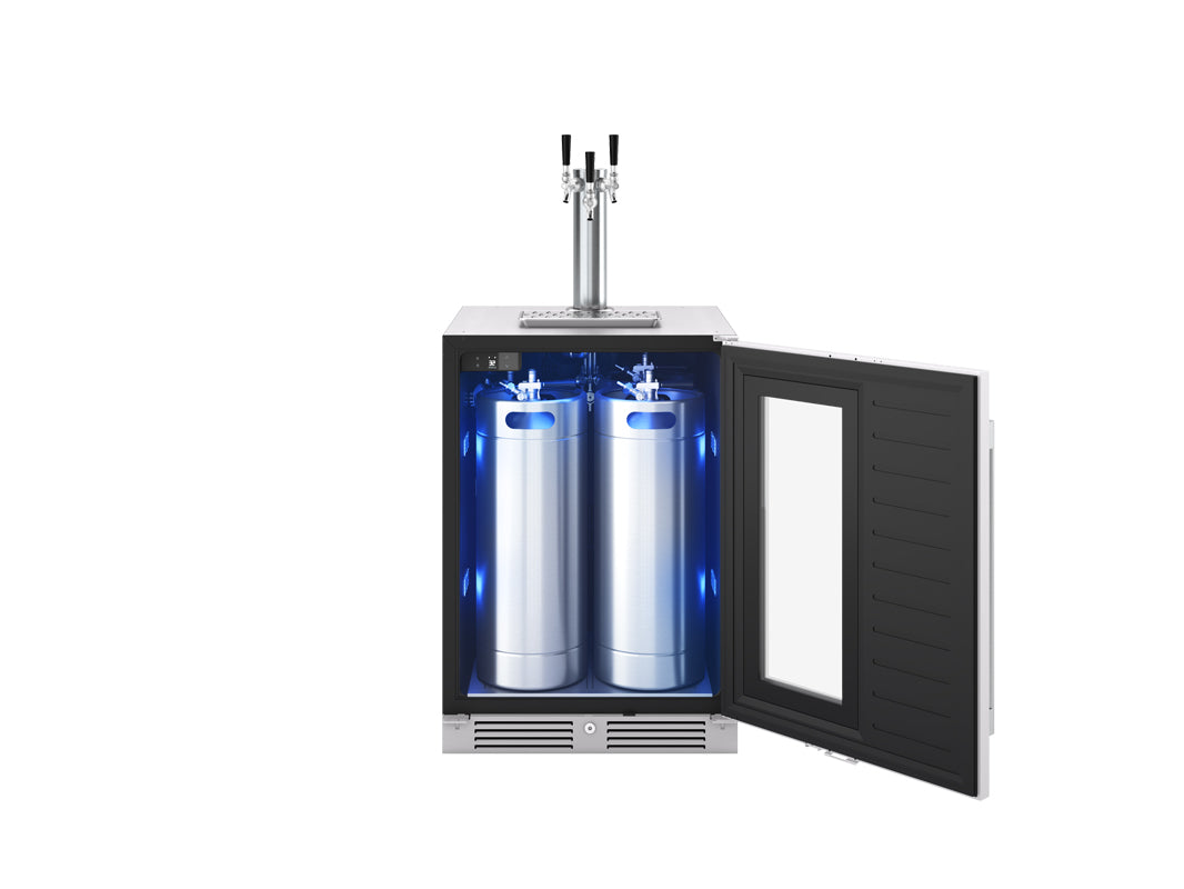 Zephyr Presrv Kegerator And Beverage Cooler 24"