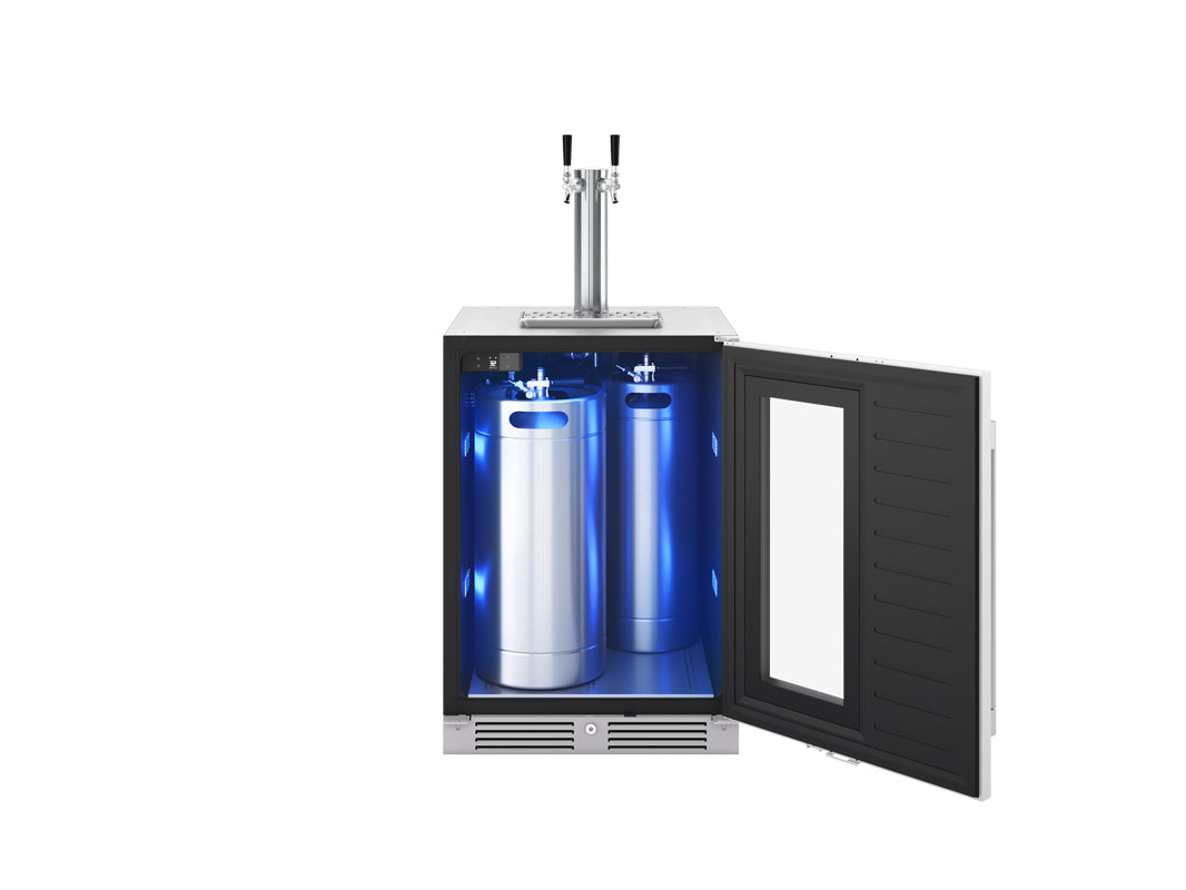 Zephyr Presrv Kegerator And Beverage Cooler 24"