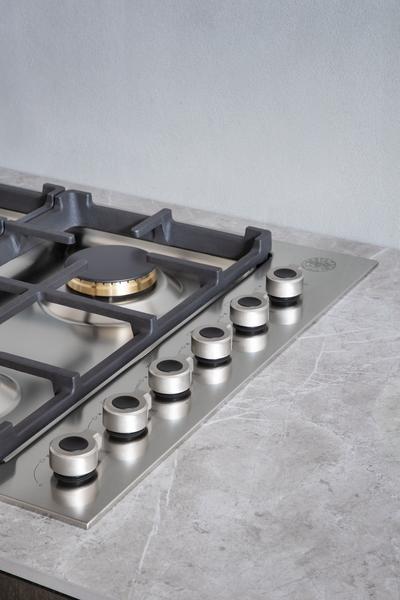 Bertazzoni Professional Series Drop-In Gas Cooktop 6 Brass Burners 36"