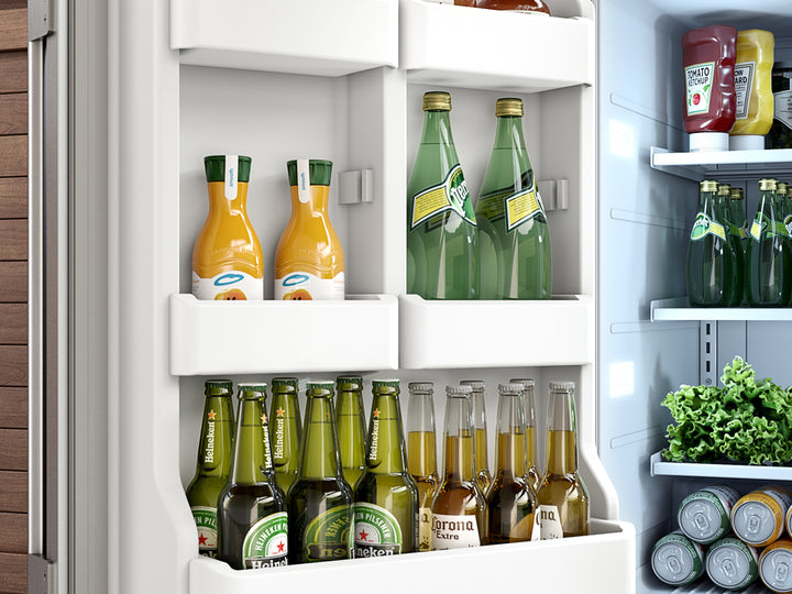 Zephyr Presrv Refrigerator 24in Compact Outdoor SS Reversible Lock 1 Zone