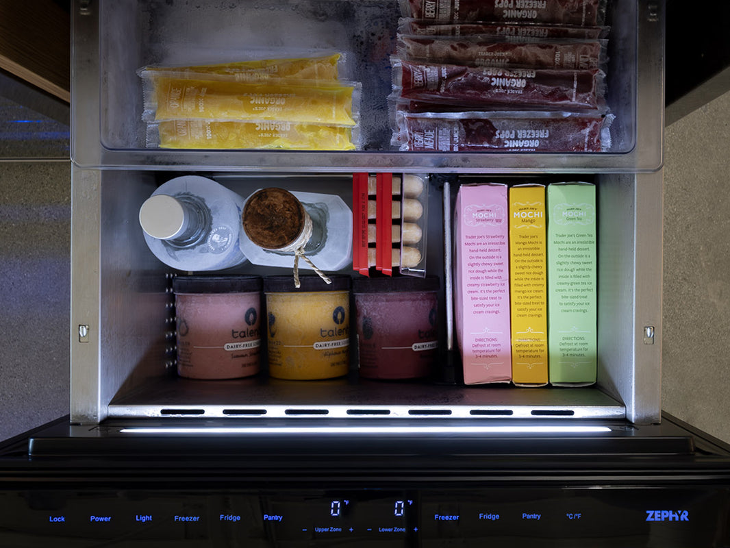 Zephyr Presrv Refrigerator Freezer Drawers 24"