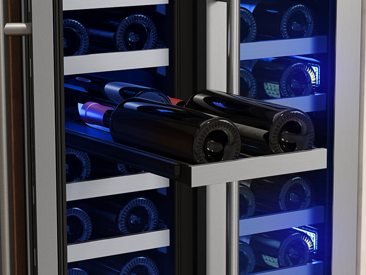 Zephyr Presrv French Door Wine Cooler 24" Dual Zone