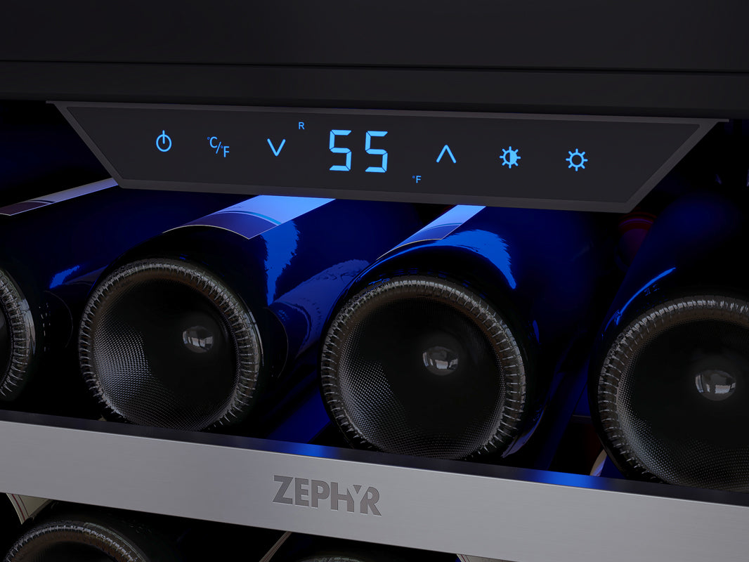 Zephyr Presrv Wine Cooler 24" Reversible Door