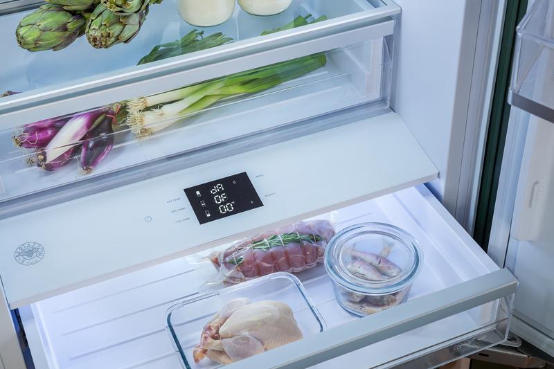 Bertazzoni Built-In Refrigerator 30" Premium Model Ice Maker and Internal Water Dispenser Reversible Doors Panel Ready