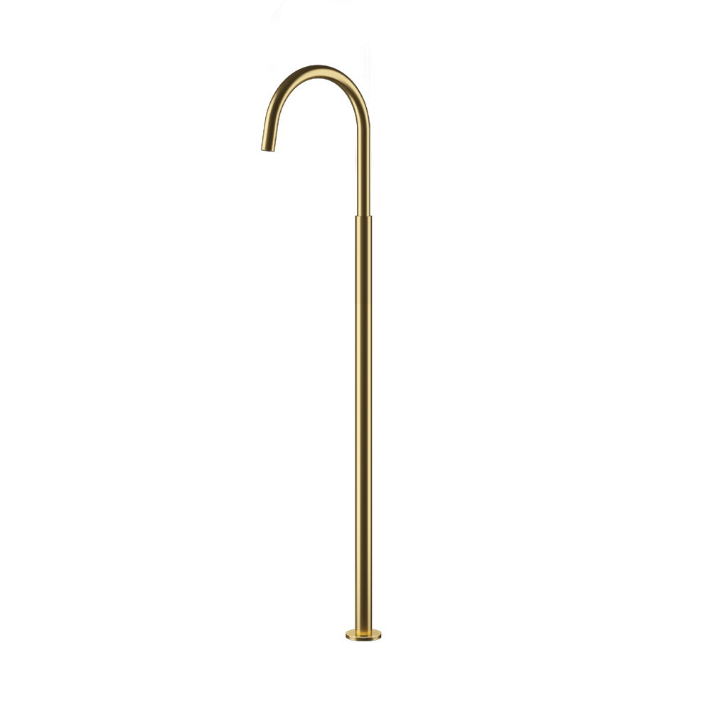 MGS Bagno Stainless Steel Floor mount Tub Spout