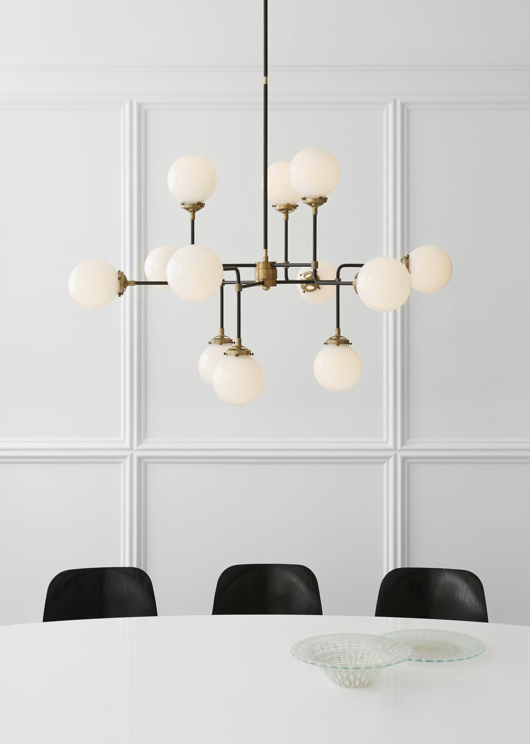 Visual Comfort Signature Bistro Arm Chandelier (view 2)