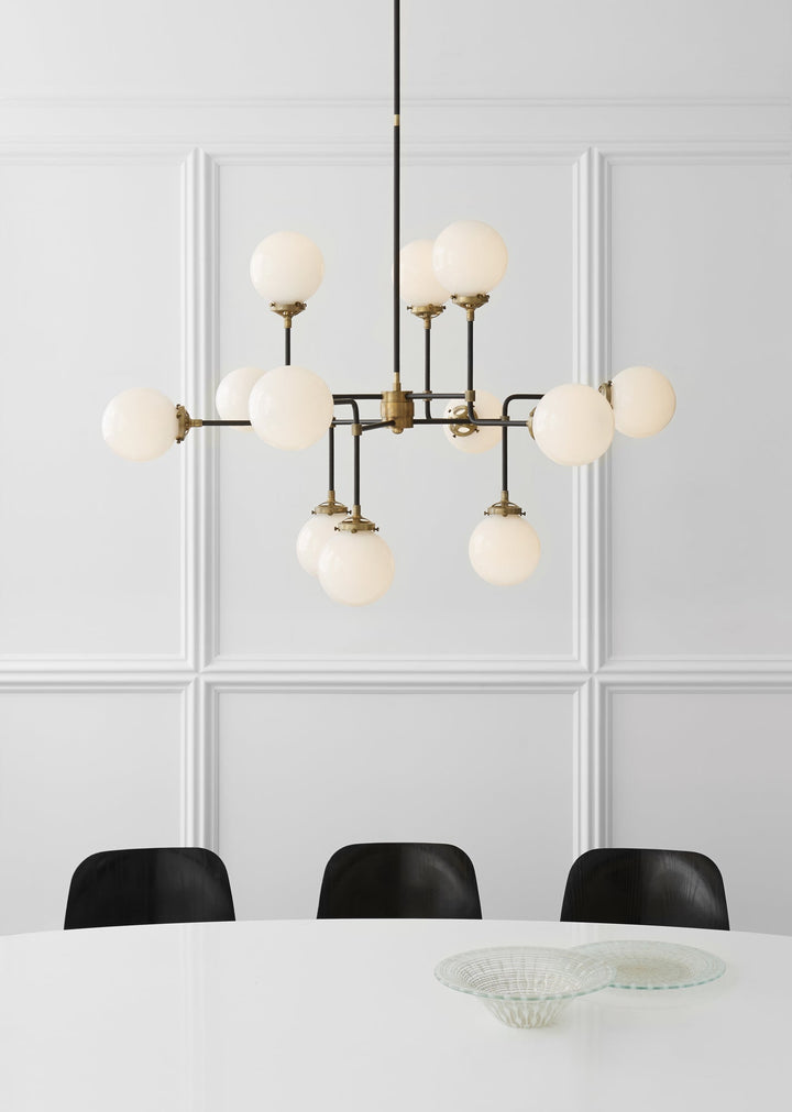 Visual Comfort Signature Bistro Arm Chandelier (view 2)