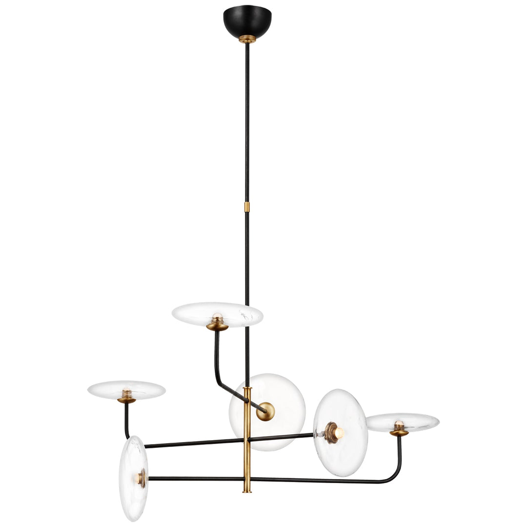 Visual Comfort Signature Calvino Arched Chandelier (view 3)