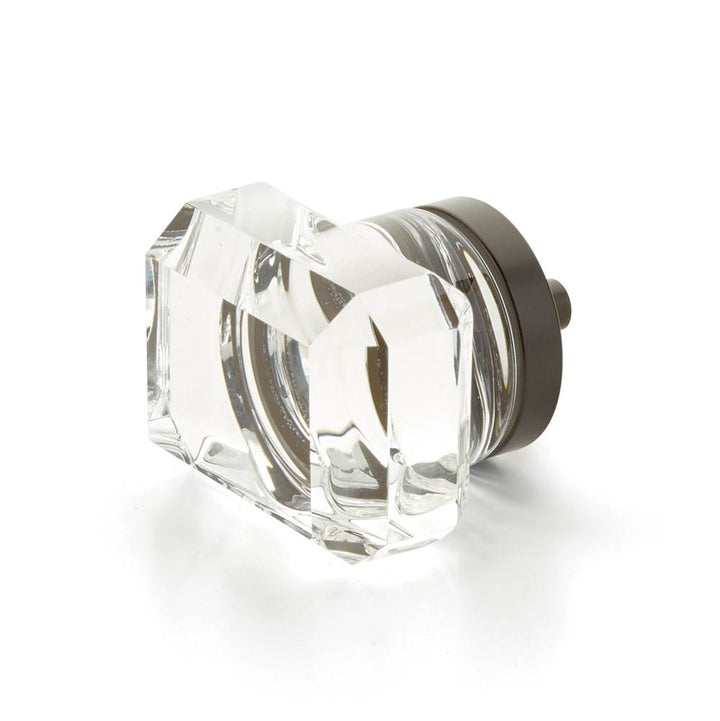 Schaub And Company City Lights Rectangular Glass Knob